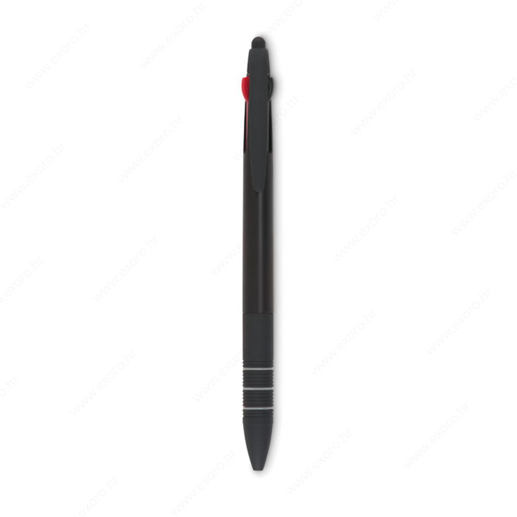 MO8812-03 Olovka kemijska MULTIPEN, 3 bojni uložak, crno/crna