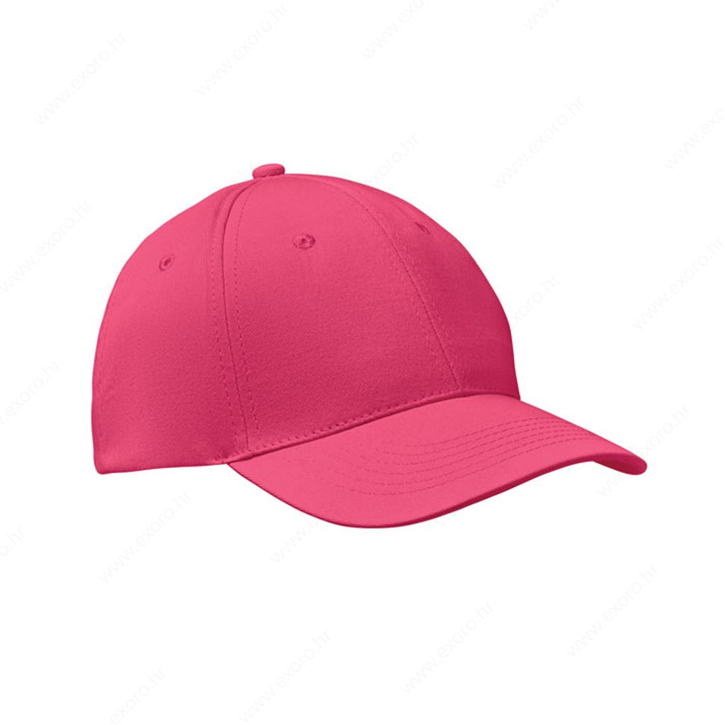 MO8834-38 Kapa šilt na čičak BASIE fuchsia