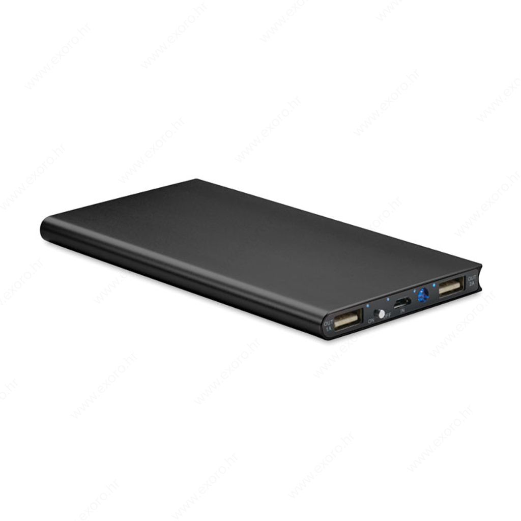 Punjač prijenosni POWERFLAT8 8000mAh, crni