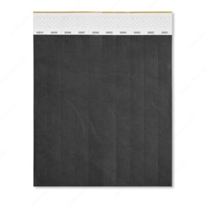 MO8942-03 Narukvica papirnata TYVEK pk10 crna