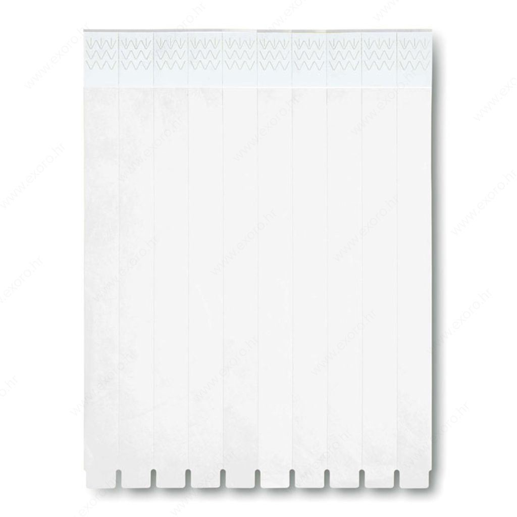 MO8942-06 Narukvica papirnata TYVEK pk10 bijela