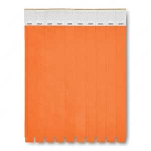 MO8942-10 Narukvica papirnata TYVEK pk10 narančasta