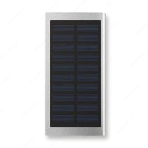 Punjač prijenosni SOLAR POWERFLAT solarni, 8000mAh, crni