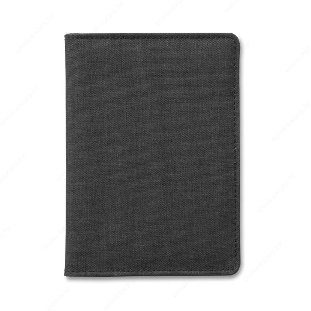 MO9107-03 Novčanik za putovnicu SHIELDOC crni