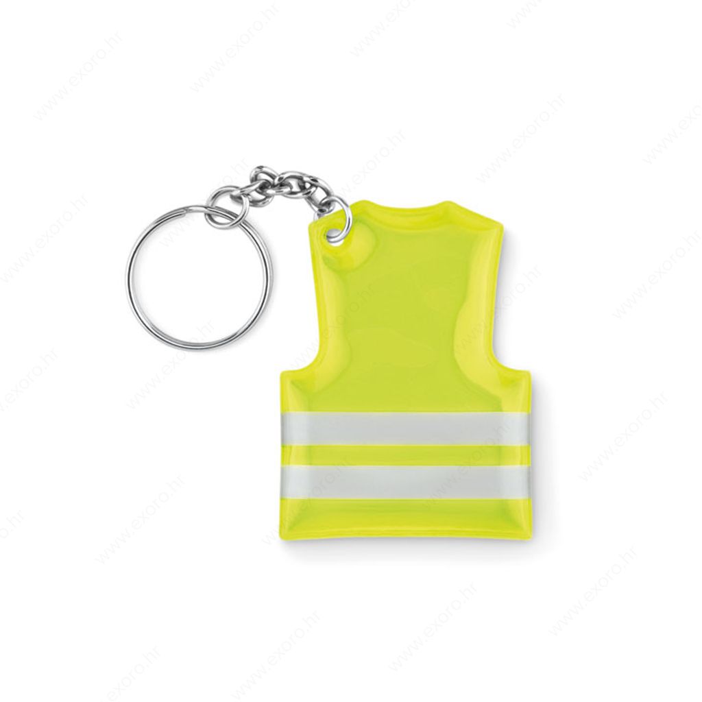 Privjesak reflektirajući VISIBLE RING neon žuti