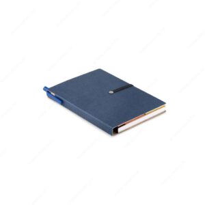 Notes 10x14cm RECONOTE+zastavice+ol.kem, reciklirani, linije, 70L, plavi