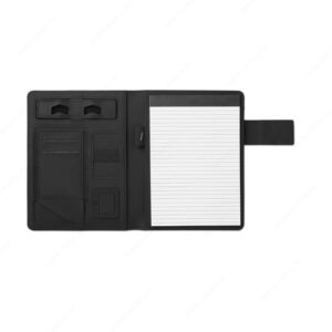 Mapa konferencijska A5 POWERNOTY + prijenosni punjač 4000 mAh, micro USB crni
