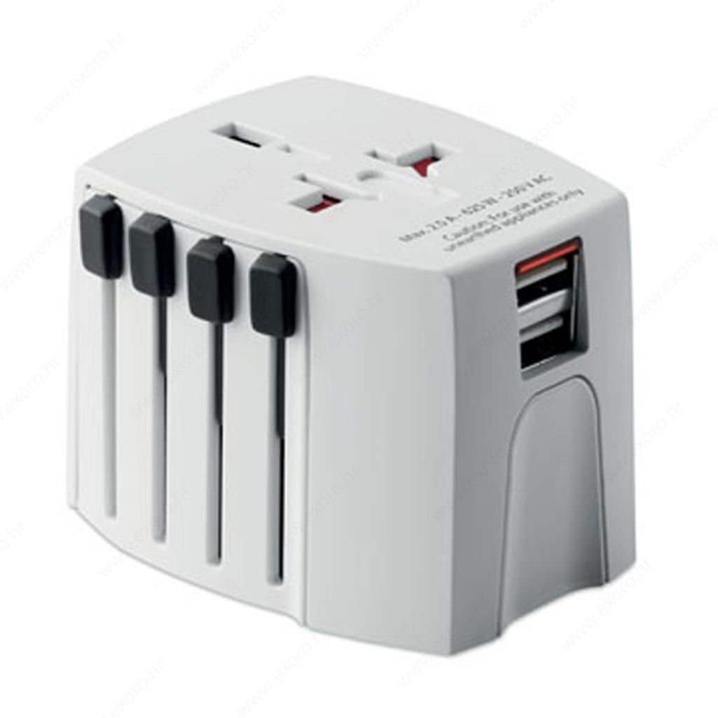 MO9324-06 Putni set punjača MUV USB bijeli