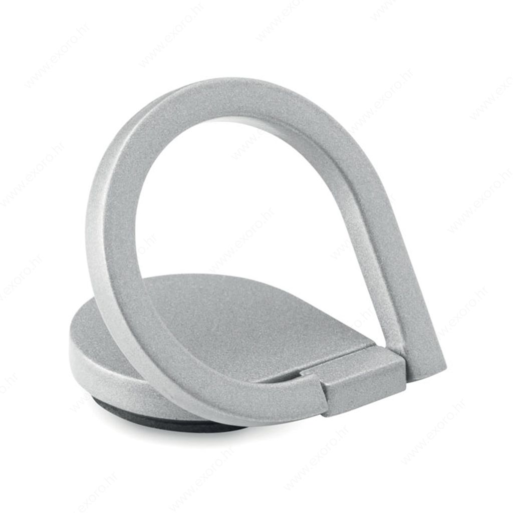 Stalak za mobitel DROP RING srebrni