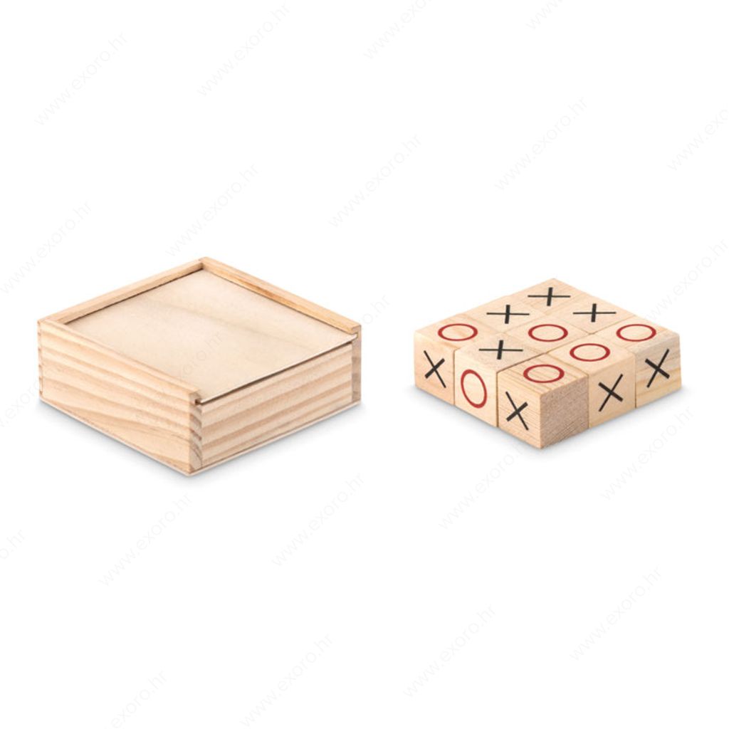 Igra TIC TAC TOE drvena