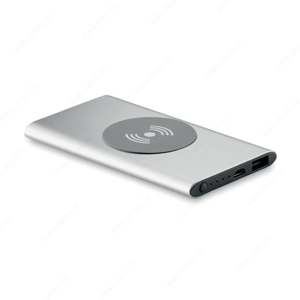 MO9498-16 Punjač prijenosni, bežični POWER&WIRELESS 5W, srebrni