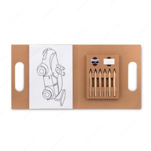 MO9544-13 Boje + bojanka FOLDER2 GO dječji set natur