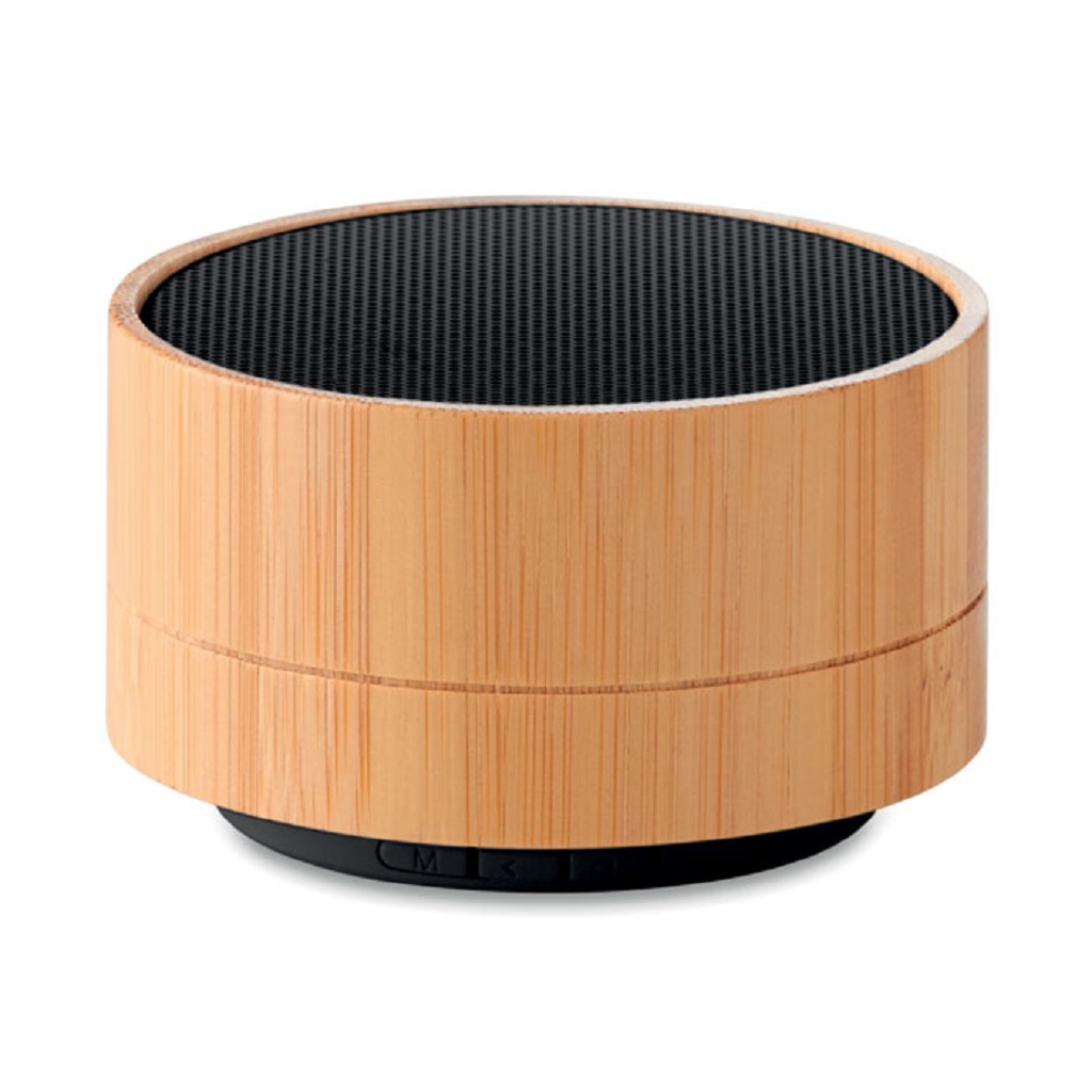 Zvučnik bežični SOUND BAMBOO 450mAh, drveni/crni