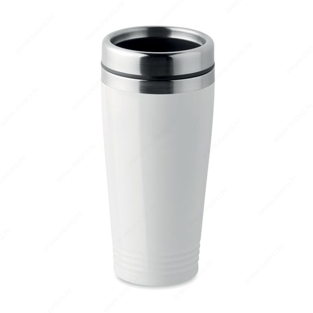 Šalica RODEO COLOUR termo, metalna, 400ml, bijela