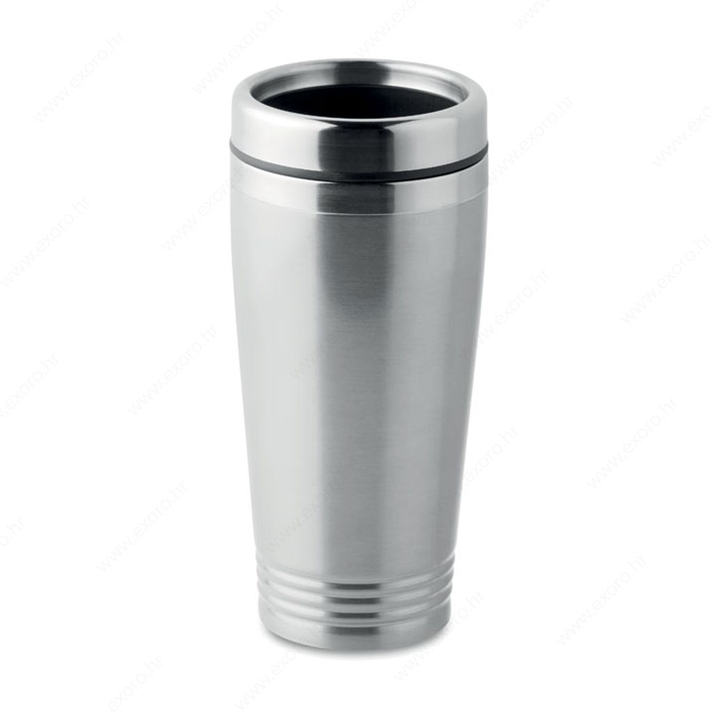 Šalica RODEO COLOUR termo, metalna, 400ml, srebrna
