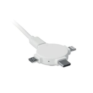 Kabel za punjenje LIGO CABLE 3u1, bijeli