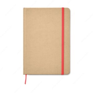 Notes A5 EVERWRITE, natur/crveni