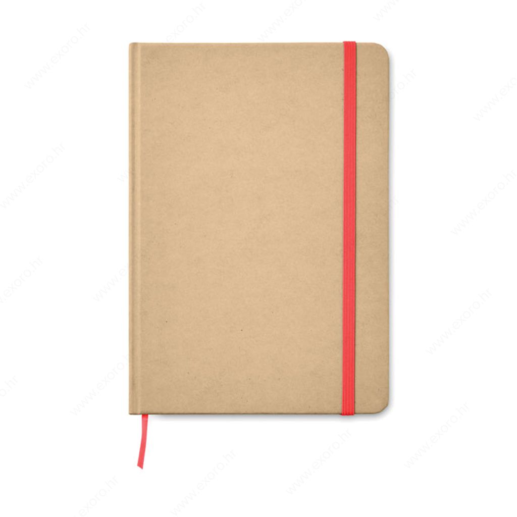 Notes A5 EVERWRITE, natur/crveni