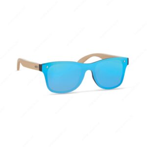 MO9863-04 Naočale sunčane ALOHA od drveta, plave