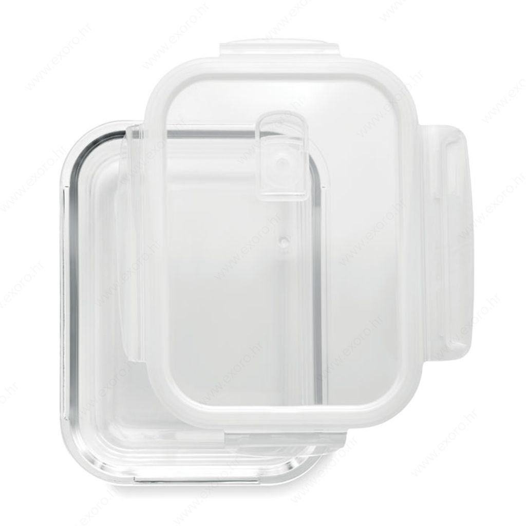 MO9923-22 Posuda za hranu PRAGA LUNCHBOX 900ml, staklena