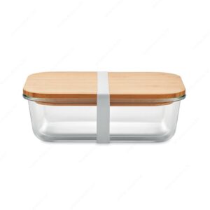 MO9962-22 Posuda za hranu TUNDRA LUNCHBOX staklena, 800ml, prozirna