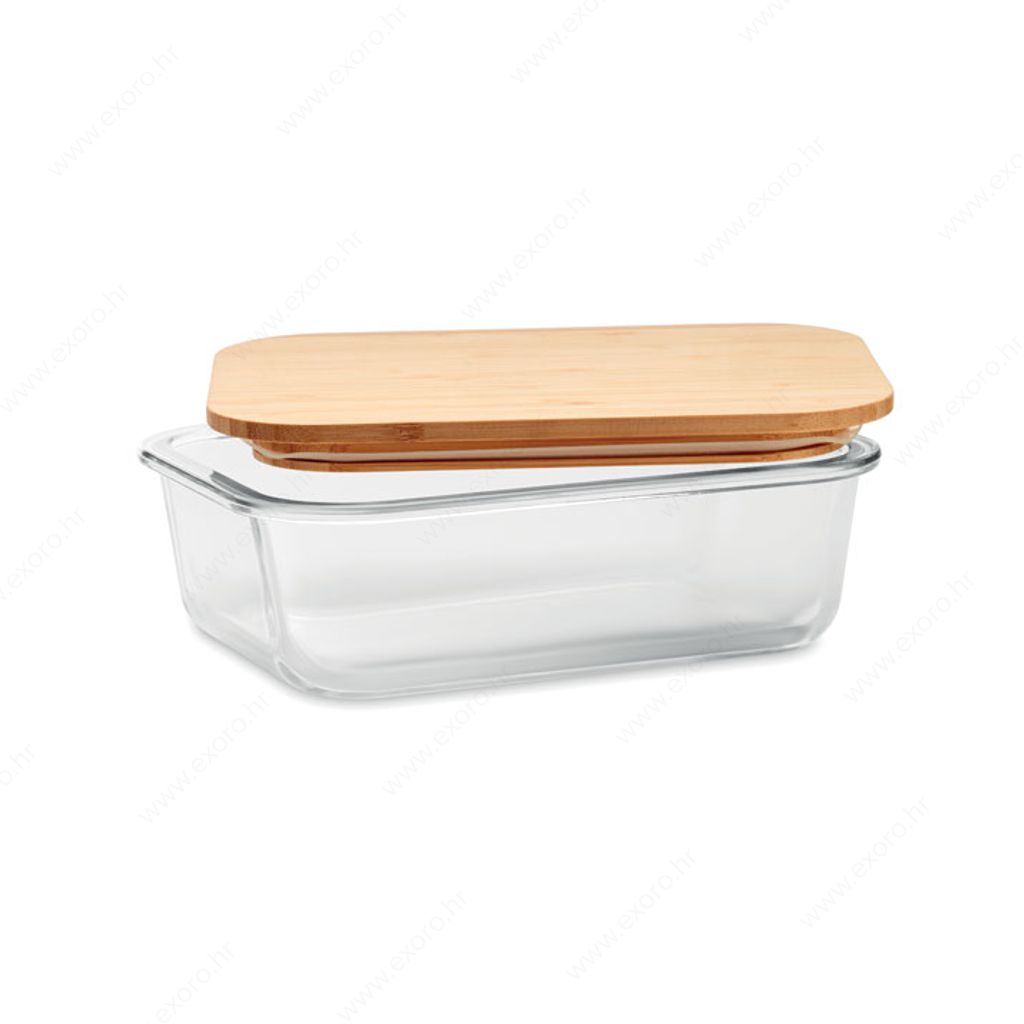 MO9962-22 Posuda za hranu TUNDRA LUNCHBOX staklena, 800ml, prozirna