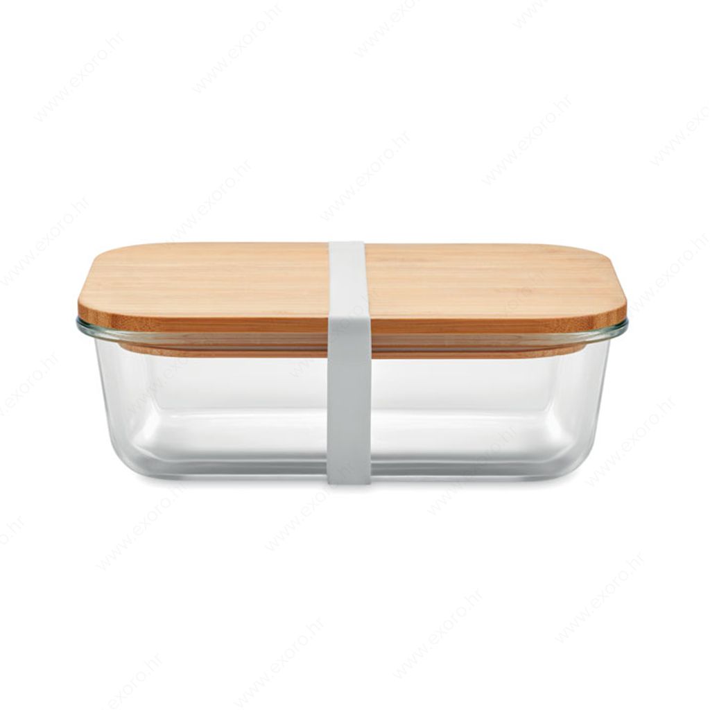 MO9962-22 Posuda za hranu TUNDRA LUNCHBOX staklena, 800ml, prozirna