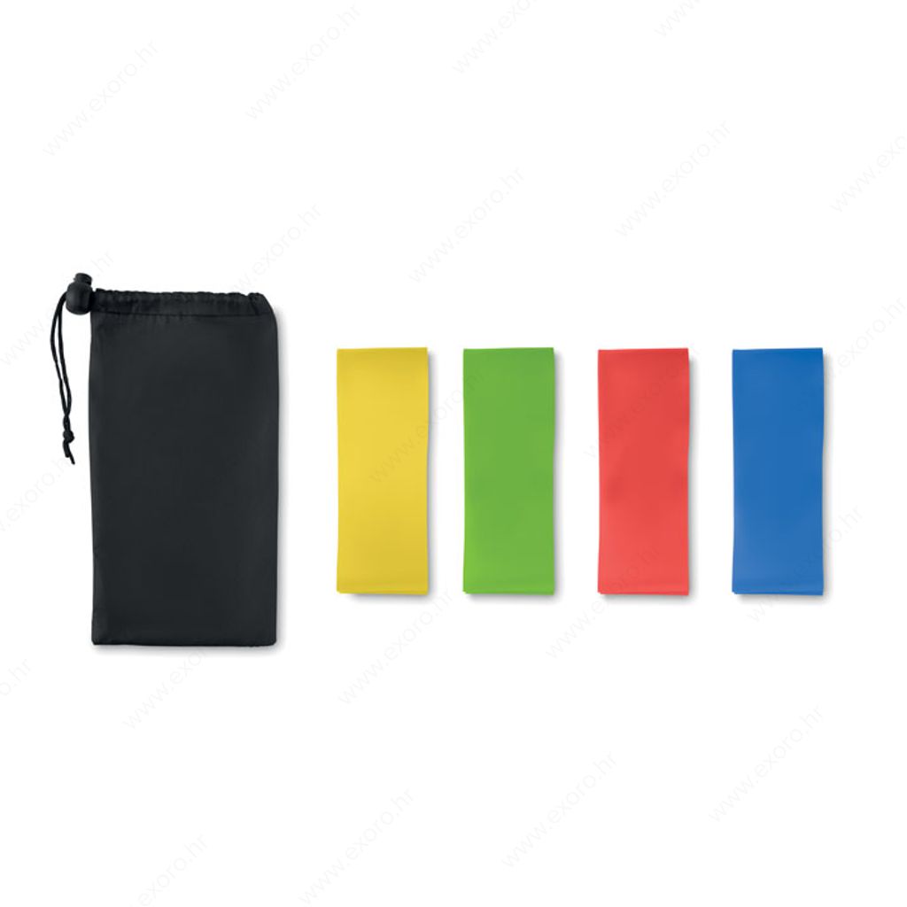 MO9987-03 Fitness trake set od 4 FITBAND crna