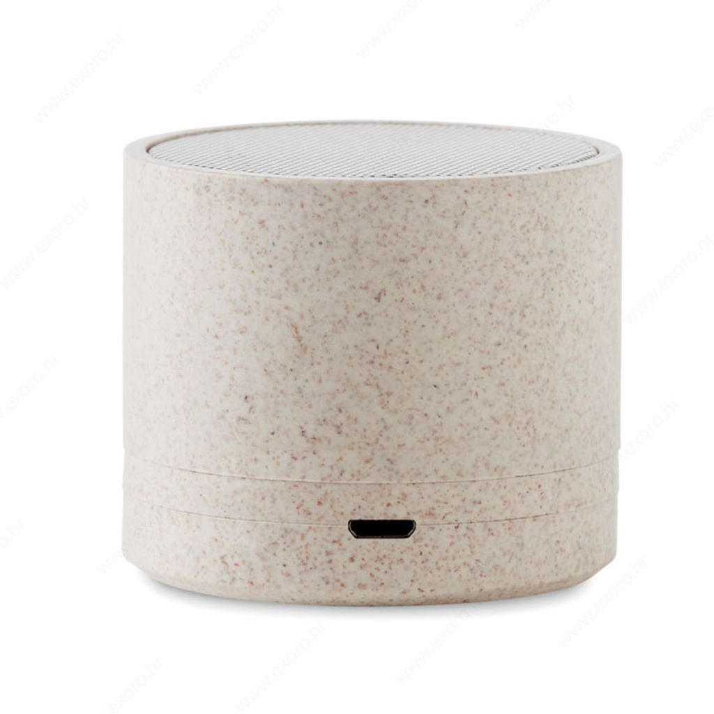 MO9995-13 Zvučnik bežični ROUND BASS+ 300mAh, natur