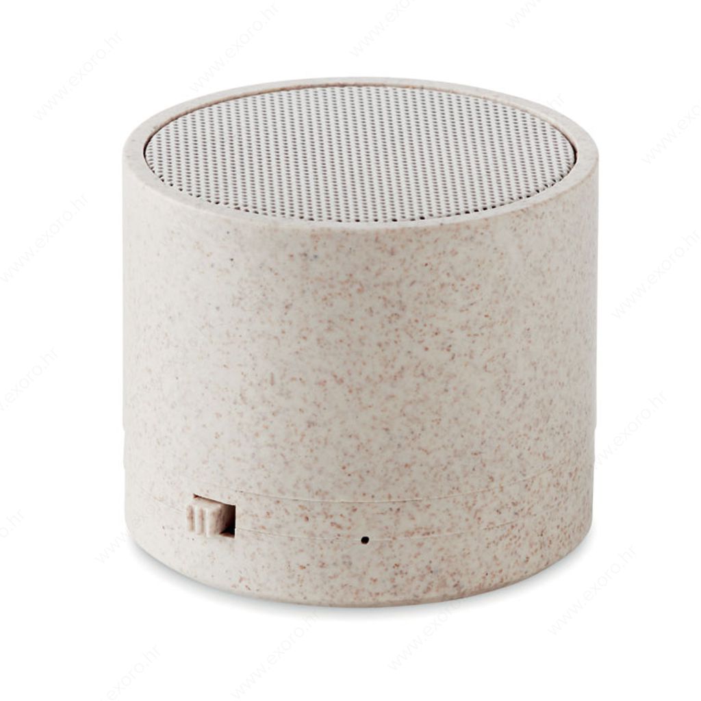 MO9995-13 Zvučnik bežični ROUND BASS+ 300mAh, natur