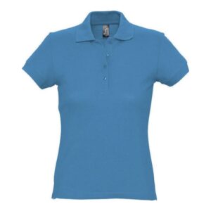 Majica SOL`S POLO KR 170g. Passion Women plava (aqua) 2XL