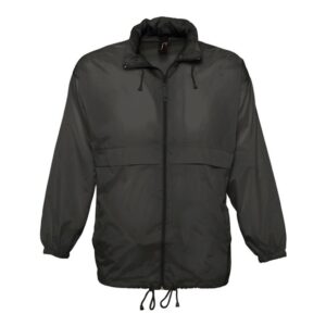 Vjetrovka SOL`S SURF unisex crna (black) 2XL