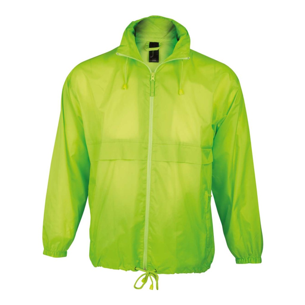 Vjetrovka SOL`S SURF unisex zelena (neon lime) XS